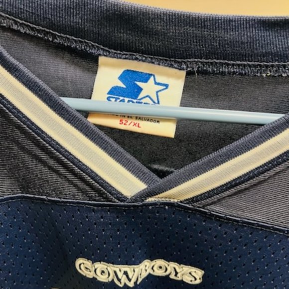 Dallas Cowboys Emmitt Smith Vintage Football Jersey Starter XL(52) Away Blue#22 - Picture 3 of 4